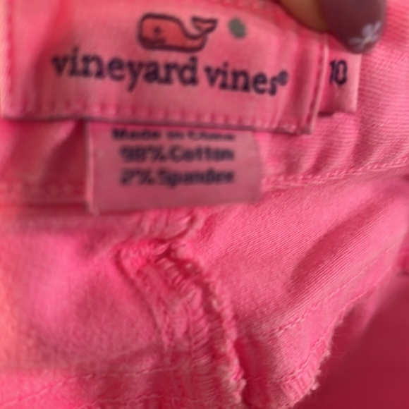 Vineyard Vines Pink Jeans 5 Pocket Size 10 - Picture 6 of 9